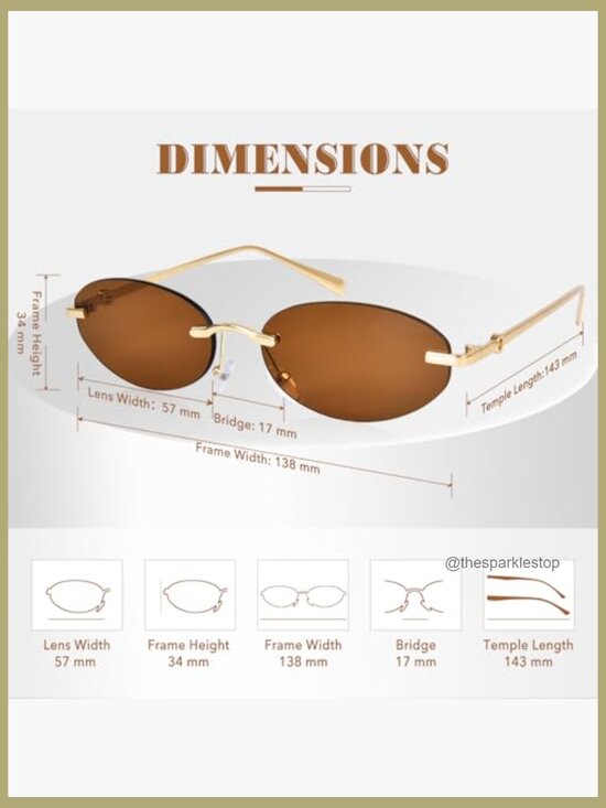 Retro Oval Metal Sunglasses with UV Protection main image 6